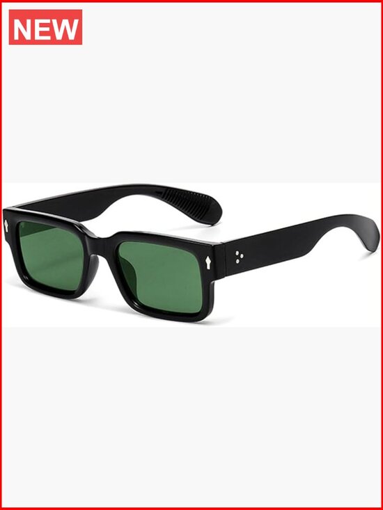 Chunky Square Frame Sunglasses UV400 Protection Unisex main image 7